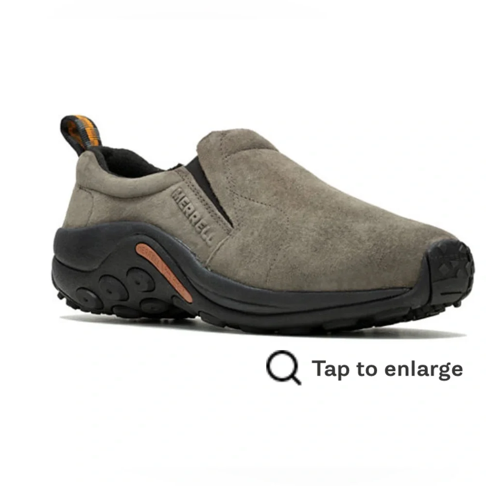 Merrell Jungle Moc Men’s size 9.5 Wide Tan (Gunsmoke) Slip-On Shoes - Picture 11 of 11